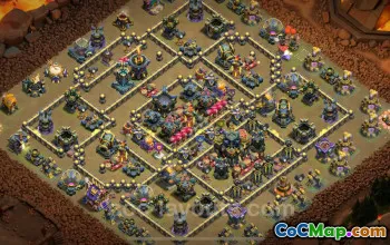 Best TH17 Anti 2-Star War Base with Link 2025 | Clash of Clans #52461