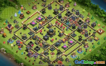 Best TH17 Anti 2 Stars Base with Link | Clash of Clans 2025 #48599
