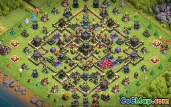 Best TH17 Anti 2 Stars Base with Link | Clash of Clans 2025 #51206