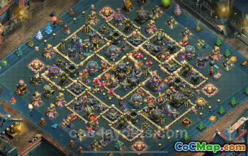 Best TH17 Anti 2 Stars Base with Link | Legend League 2025 #50349