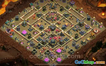 Best TH17 Anti 2 Stars War Base 2025 - Link & Strategy #26836