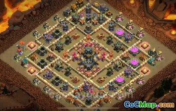 Best TH17 Anti 2 Stars War Base 2025 with Link #26644