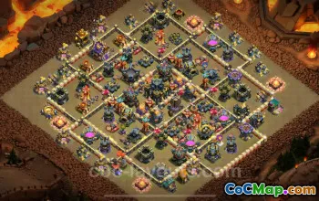 Best TH17 Anti 2 Stars War Base - Clash of Clans 2025 #26750