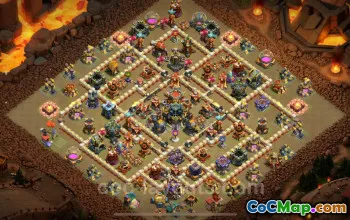 Best TH17 Anti 2 Stars War Base for 2025 - Clash of Clans #22571