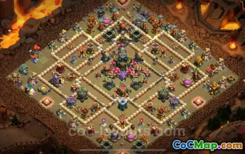 Best TH17 Anti 2 Stars War Base for Legend League 2025 #22564