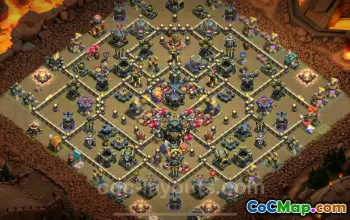 Best TH17 Anti 2 Stars War Base with Link | 2025 Clash of Clans #52459