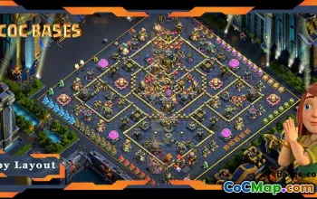 Best TH17 Anti 3 Star Base Layout #55601