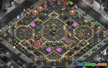 Best TH17 Anti 3 Stars Base with Link 2025 | Clash of Clans #50902