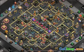 Best TH17 Anti 3 Stars Base with Link 2025 | Clash of Clans #52456