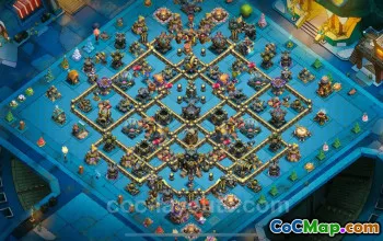 Best TH17 Anti 3 Stars Base with Link 2025 | Clash of Clans #52460