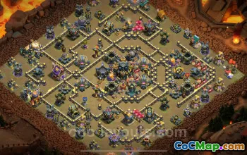 Best TH17 Anti 3 Stars War Base 2025 | Link & Defense Copy #52415