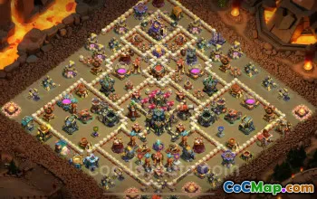 Best TH17 Anti 3 Stars War Base - Clash of Clans 2025 #22589