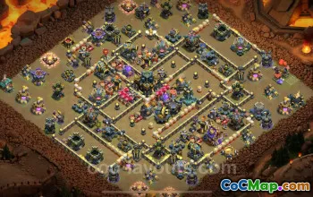 Best TH17 Anti-3 Stars War Base with Link 2025 | Clash of Clans #48825