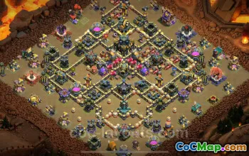 Best TH17 Anti 3 Stars War Base with Link 2025 | COC Town Hall 17 #48597