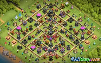 Best TH17 Base 2025 - Anti Everything with Link Copy #26642