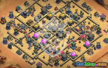 Best TH17 Base Layout for Clash of Clans #56252
