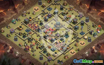 Best TH17 Clash of Clans Base Layouts with Links #54187