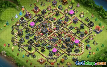 Best TH17 Trophy Base for Clash of Clans 2025 - With Link! #26834