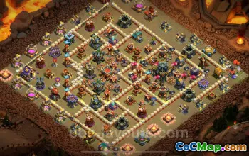 Best TH17 War Base 2025 - Anti Air & Electro Dragon Setup #22574