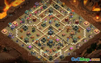 Best TH17 War Base 2025 - Anti Everything with Link #22457