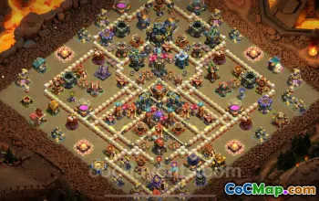 Best TH17 War Base (2025) - Anti-Everything with Link #22624