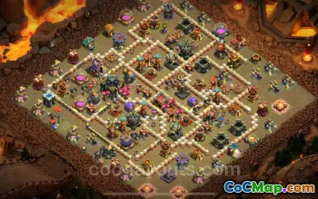 Best TH17 War Base 2025 - Clash of Clans Base Copy #22641