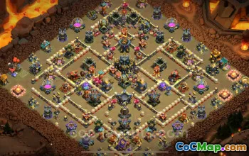 Best TH17 War Base 2025 - Clash of Clans Base Copy #26716