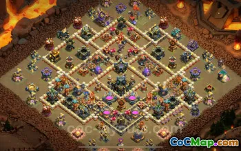 Best TH17 War Base 2025 - Top Clash of Clans Defense Copy #22450