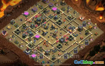Best TH17 War Base 2025 - Top CWL Defense Link & Guide #26824