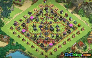 Best TH17 War Base Layout v22ol #57502