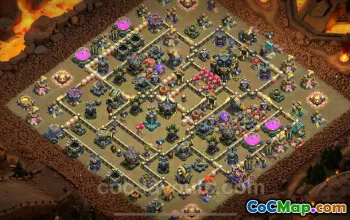 Best TH17 War Base with Link 2025 | Anti Everything Town Hall 17 #50894