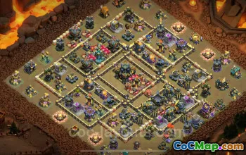 Best TH17 War Base with Link 2025 | Anti Everything, Town Hall 17 #51211