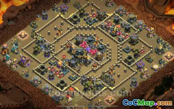 Best TH17 War Base with Link 2025 | Anti Everything Town Hall 17 #52453
