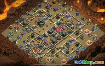 Best TH17 War Base with Link 2025 | Clash of Clans Town Hall 17 #51515