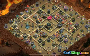 Best TH17 War Base with Link 2025 | Town Hall 17 CWL Defense #48573