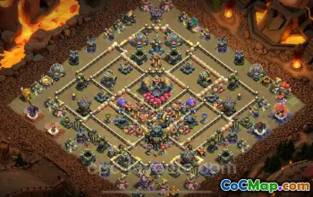 Best TH17 War Base with Link 2025 | Town Hall 17 CWL Defense #48575