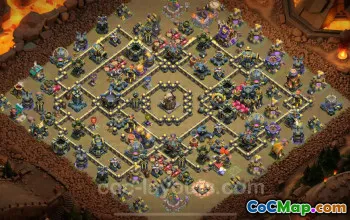 Best TH17 War Base with Link 2025 | Town Hall 17 CWL Defense #52435