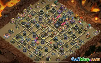 Best TH17 War Base with Link 2025 | Town Hall 17 CWL Defense #52436