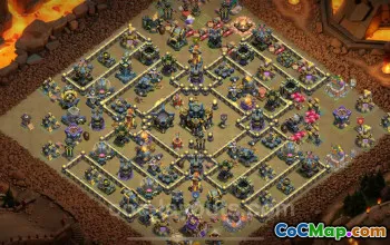 Best TH17 War Base with Link 2025 | Town Hall 17 CWL Defense #52437