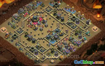 Best TH17 War Base with Link 2025 | Town Hall 17 CWL Defense #52463