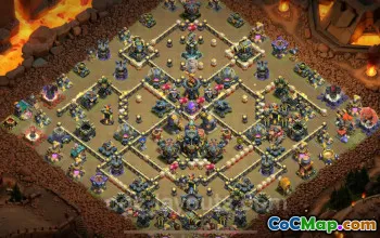 Best TH17 War Base with Link 2025 | Town Hall Level 17 CWL Copy #48596