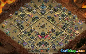 Best TH17 War Base with Link | Anti-Air & Electro Dragon 2025 #52431