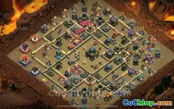 Best TH17 War Base with Link | Legend League & Hybrid 2025 #48571