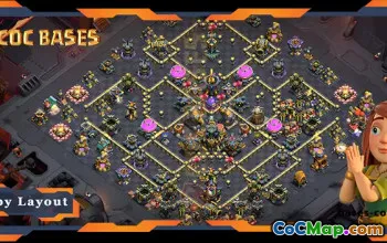 Best TH17 War Defense Base Layout & Link #55595