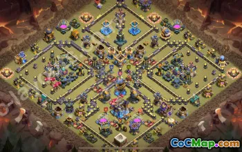 Best TH18 Anti 2 Stars War Base 2025 #55471