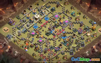 Best TH18 Anti 3 Stars War Base 2025 #55474