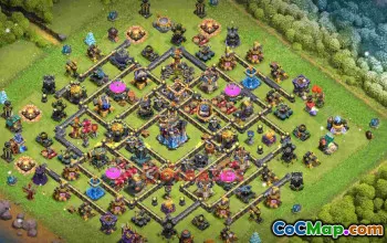 Best TH18 Trophy Base - Layout ID: 4zek8 #57786