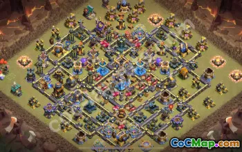 Best TH18 War Base Anti Everything 2025 #57517