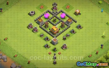 Miglior TH4 Anti 3 Stars Base 2024 - Municipio Livello 4 Copia #18036