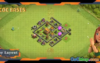 Best TH4 Farming Bases with Max Levels #57353